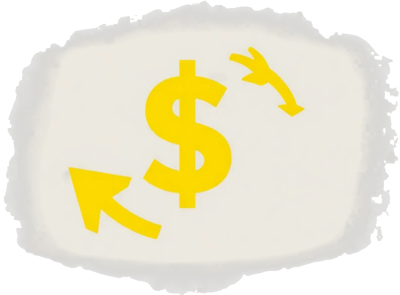 Icono de envío de dinero